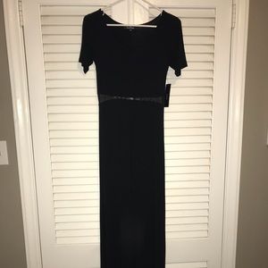 Black maxi dress